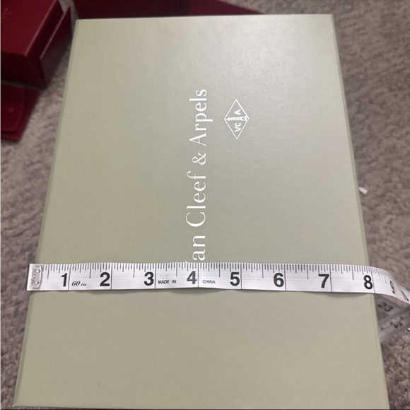 3 X VanCleef & Arpels Sage Green Rare Accent Box 11 in jewelry  storage box - Picture 6 of 7